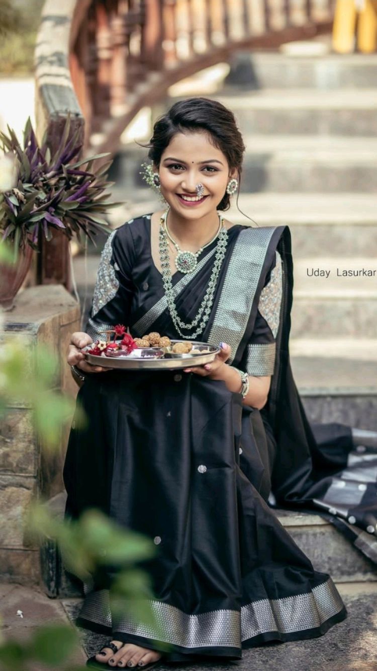 Tremendous Black Soft Banarasi Silk Saree With Incomparable Blouse Piece
