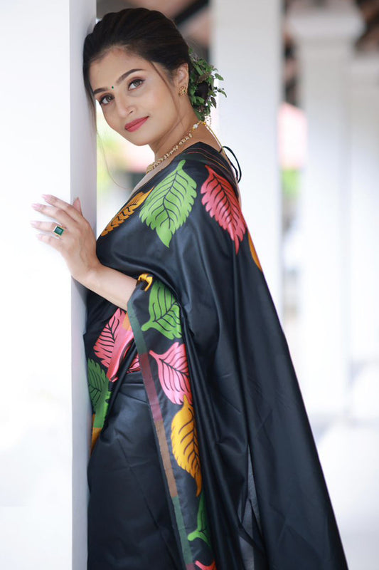 Surpassing Dark Green Soft Silk Saree With Dazzling Blouse Piece