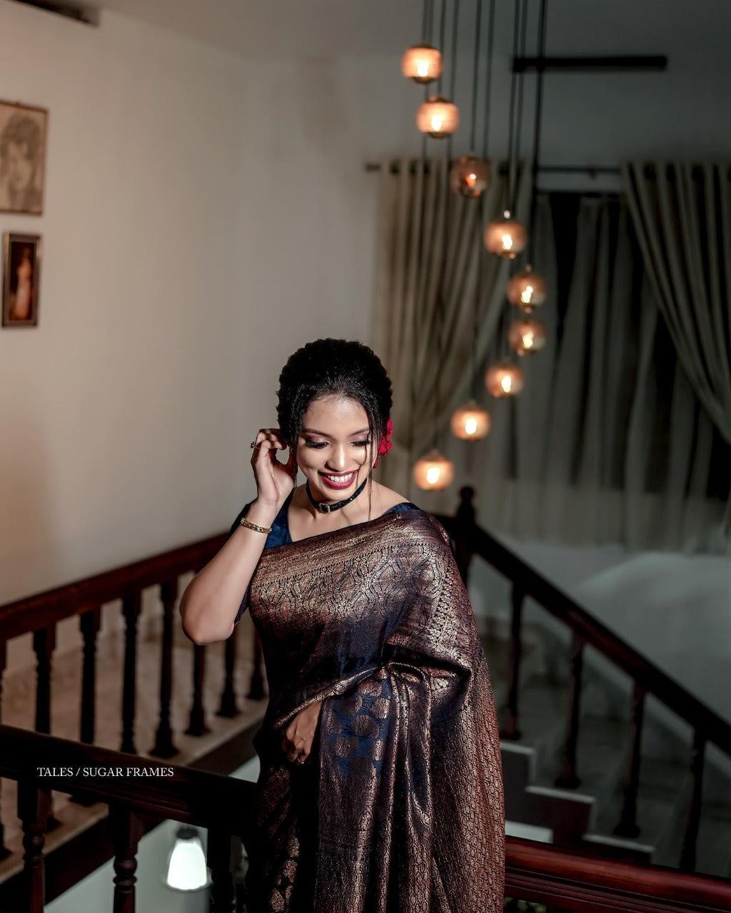 Felicitous Navy Blue Soft Silk Saree With Pretty Blouse Piece