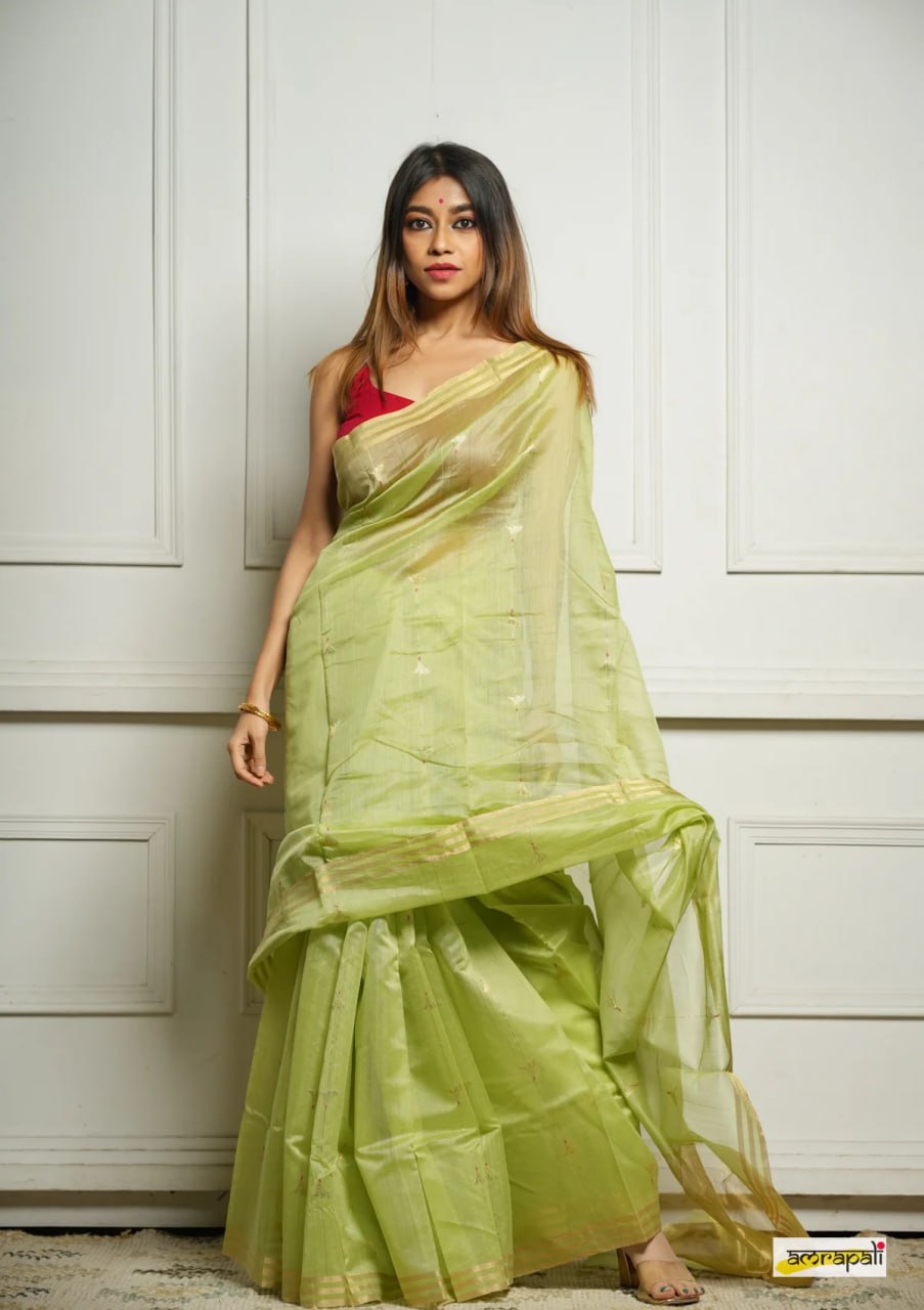 Extraordinary Parrot Paithani Silk Saree With Lovely Blouse Piece