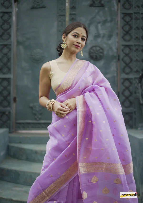 Amazing Purple Soft Silk Saree With Surpassing Blouse Piece