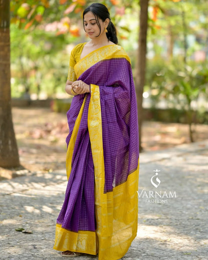 Stunning Blue Soft Silk Saree With Flaunt Blouse Piece