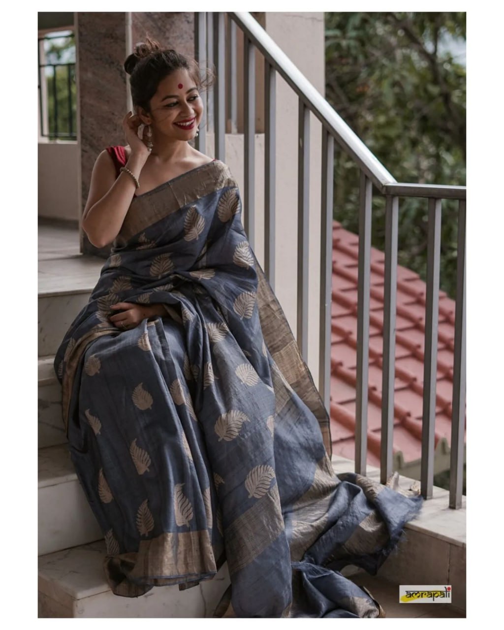 Admirable Grey Soft Silk Saree With Denouement Blouse Piece