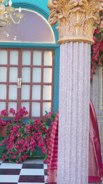 Incomparable Baby Pink Pink Soft Silk Saree With Snazzy Blouse Piece